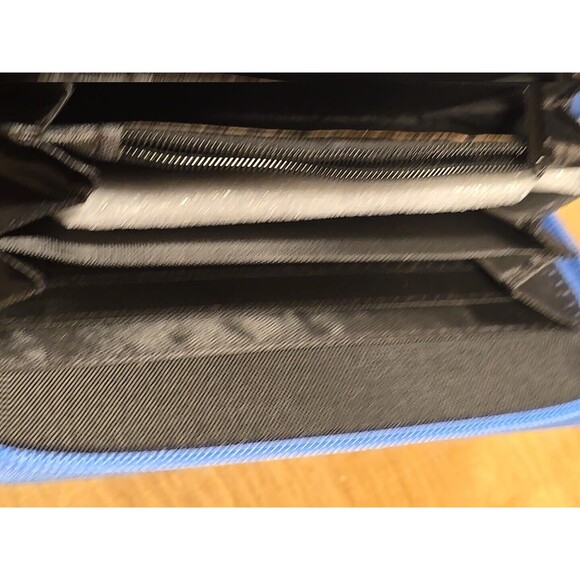 !! Womens Purse  Wallet Card Coin Holder Zipper Clutch LIGHT BLUE - Picture 4 of 7